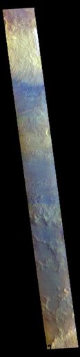 Crommelin Crater - False Color