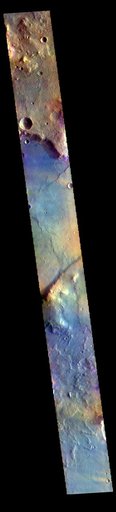 Nili Fossae - False Color
