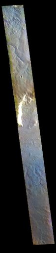 Huygens Crater - False Color