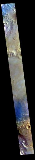 Chia Crater - False Color