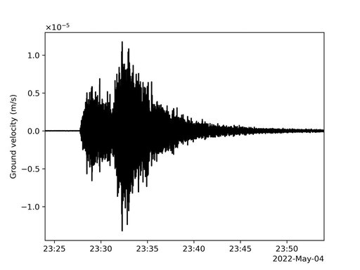 InSight's Seismogram of Big Martian Quake