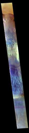 Hebes Chasma - False Color