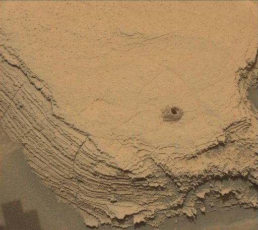 Curiosity's 36th Drill Hole at Canaima