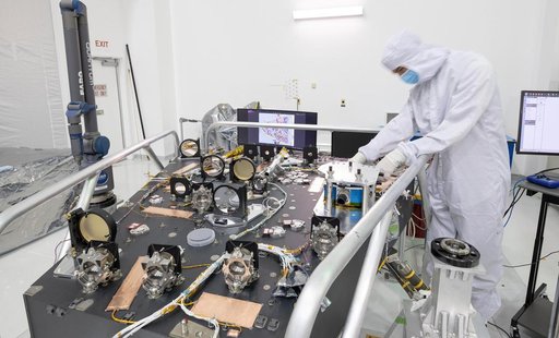 Roman Coronagraph Optical Bench Assembly