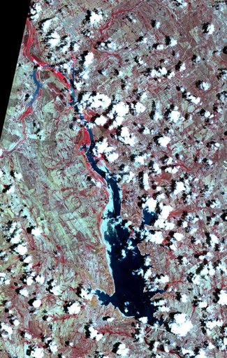 Falcon International Reservoir, US-Mexico - 2022
