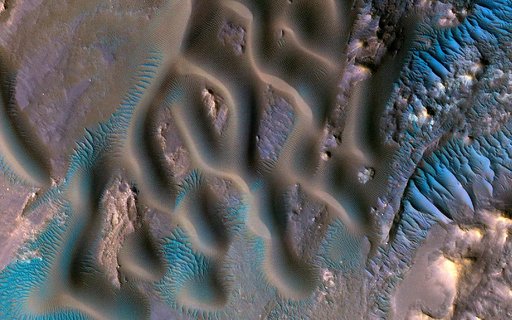 Piles of Sand with Different Sizes and Colors