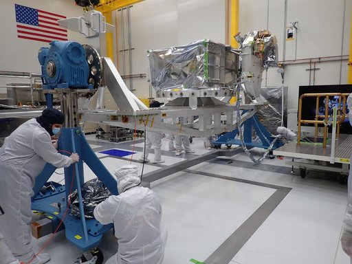 NASA's Europa Clipper: Vault and Nadir Deck on the Move