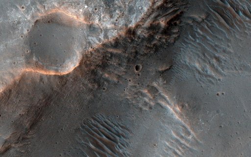 Channels to the North of Savich Crater
