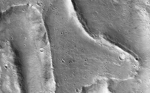 Landforms in Ares Vallis