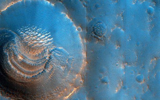 Mysterious Crater Deposits