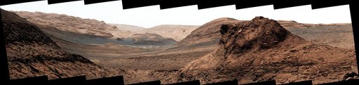 Curiosity Views Gediz Vallis