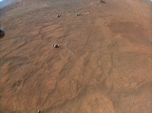 Perseverance Seen From Above During Flight 54