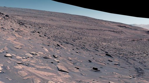 Curiosity's Attempted Climb up a Slope