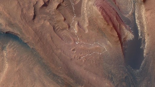 A Map of Curiosity's Difficult Climb