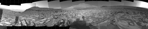 Curiosity Looks Over the Hill