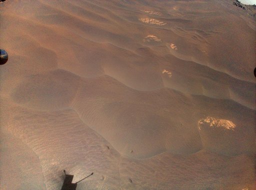 Ingenuity Views Its Footprints on Flight 66