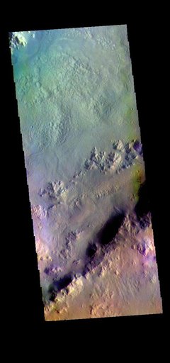 Pal Crater - False Color