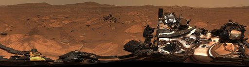 Perseverance's 360-Degree View From 'Airey Hill'
