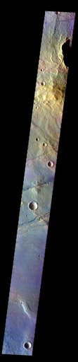 Sirenum Fossae - False Color