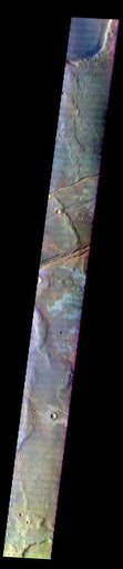 Sirenum Fossae - False Color