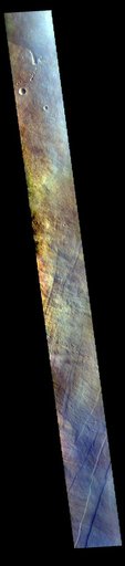 Arsia Mons Flank - False Color