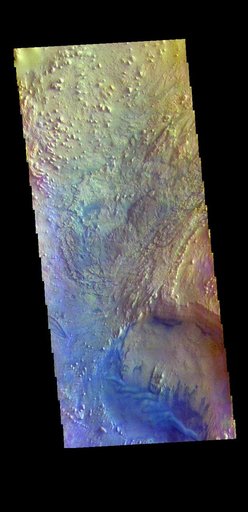 Firsoff Crater - False Color