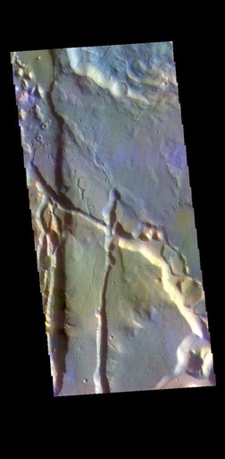 Cydonia Mensae - False Color