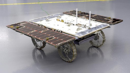Completed CADRE Rover in the Clean Room