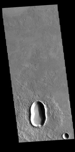 Utopia Planitia Crater