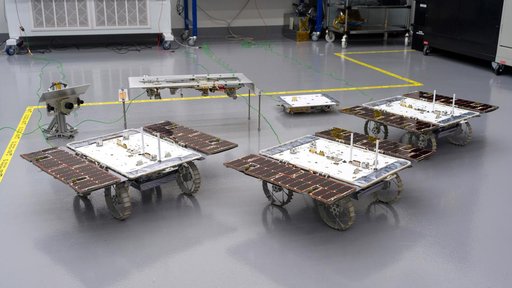 CADRE Rovers, Hardware in JPL Clean Room