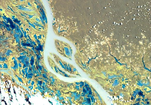 NASA's EMIT Scans the Amazon River in Northern Brazil