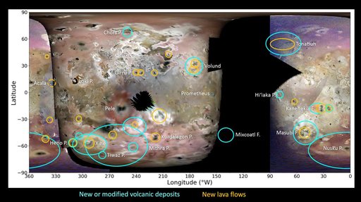 Surface Changes on Io