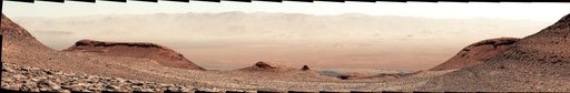 Curiosity Looks Downslope From the Sulfate Unit