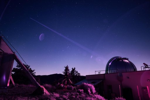 Table Mountain Facility Sends DSOC Laser Beacon to NASA's Psyche (Infrared Image)