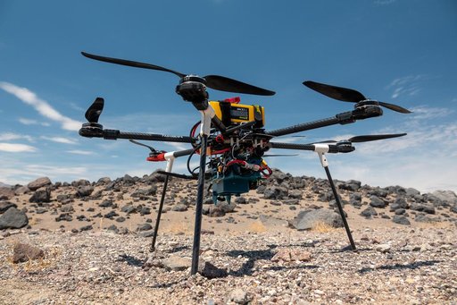 A Research Drone in Front of Mars Hill
