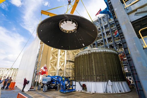 SLS Payload Adapter Moved for Testing at NASA Marshall photo 5