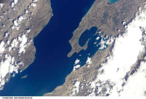 Earth observation image taken during STS-100