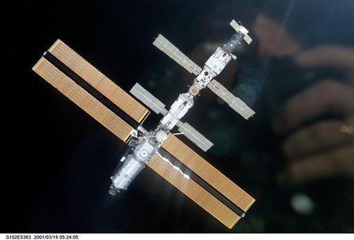 Fly-around view of the ISS