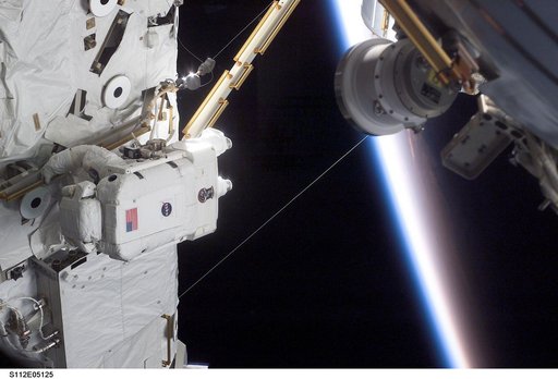 EVA 1 - MS Sellers on S1 truss