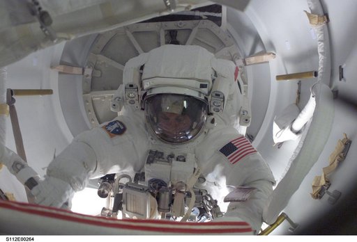 MS Wolf prepares to egress airlock