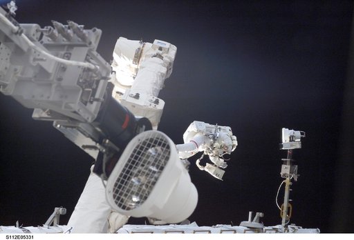 MS Wolf during EVA 2
