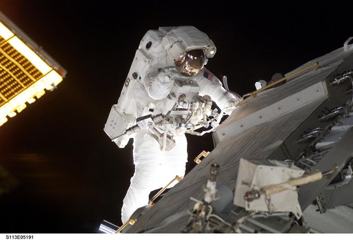 MS Herrington during the second EVA for STS-113