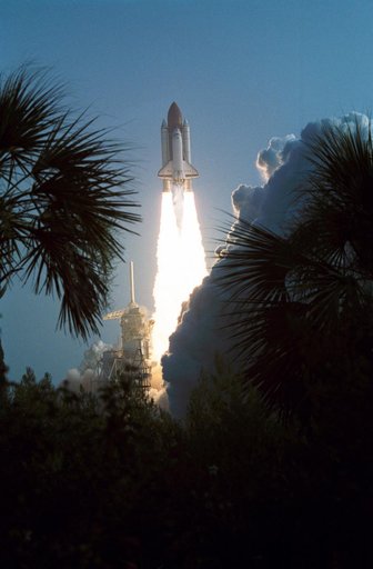STS-28 Columbia, OV-102, lifts off from KSC Launch Complex Pad 39B