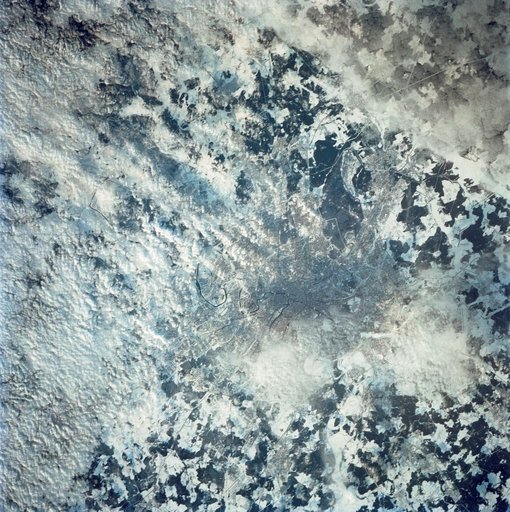 STS-42 Earth observation of Moscow taken aboard Discovery, OV-103