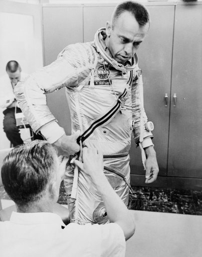 Astronaut Alan Shepard - Pressure Suit - Mercury-Redstone (MR)-3 Flight