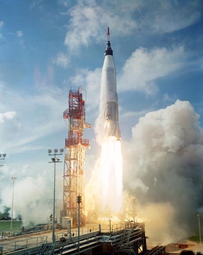 LIFTOFF - MERCURY-ATLAS (MA)-4 - CAPE