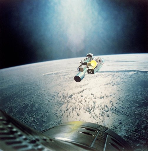 GEMINI RENDEZVOUS EVALUATION POD (REP) - ARTIST CONCEPT
