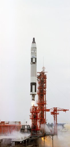 LIFTOFF - GEMINI-TITAN (GT)-7 - CAPE