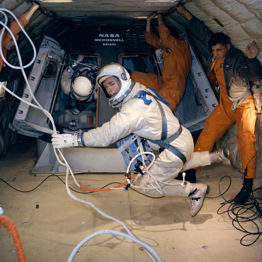 ASTRONAUT DAVID R. SCOTT - TRAINING - WEIGHTLESSNESS - GEMINI-TITAN (GT)-8 PRIME CREW - PATRICK AFB (PAFB), FL