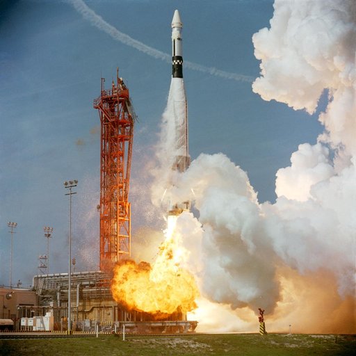 LIFTOFF - GEMINI-TITAN (GT)-8 - ATLAS/AGENA - CAPE